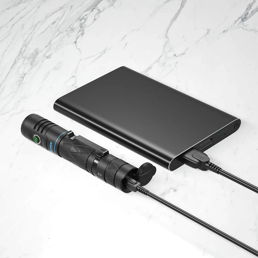 Wuben E12R 1200 Lumen Powerbank Taschenlampe - Image 5