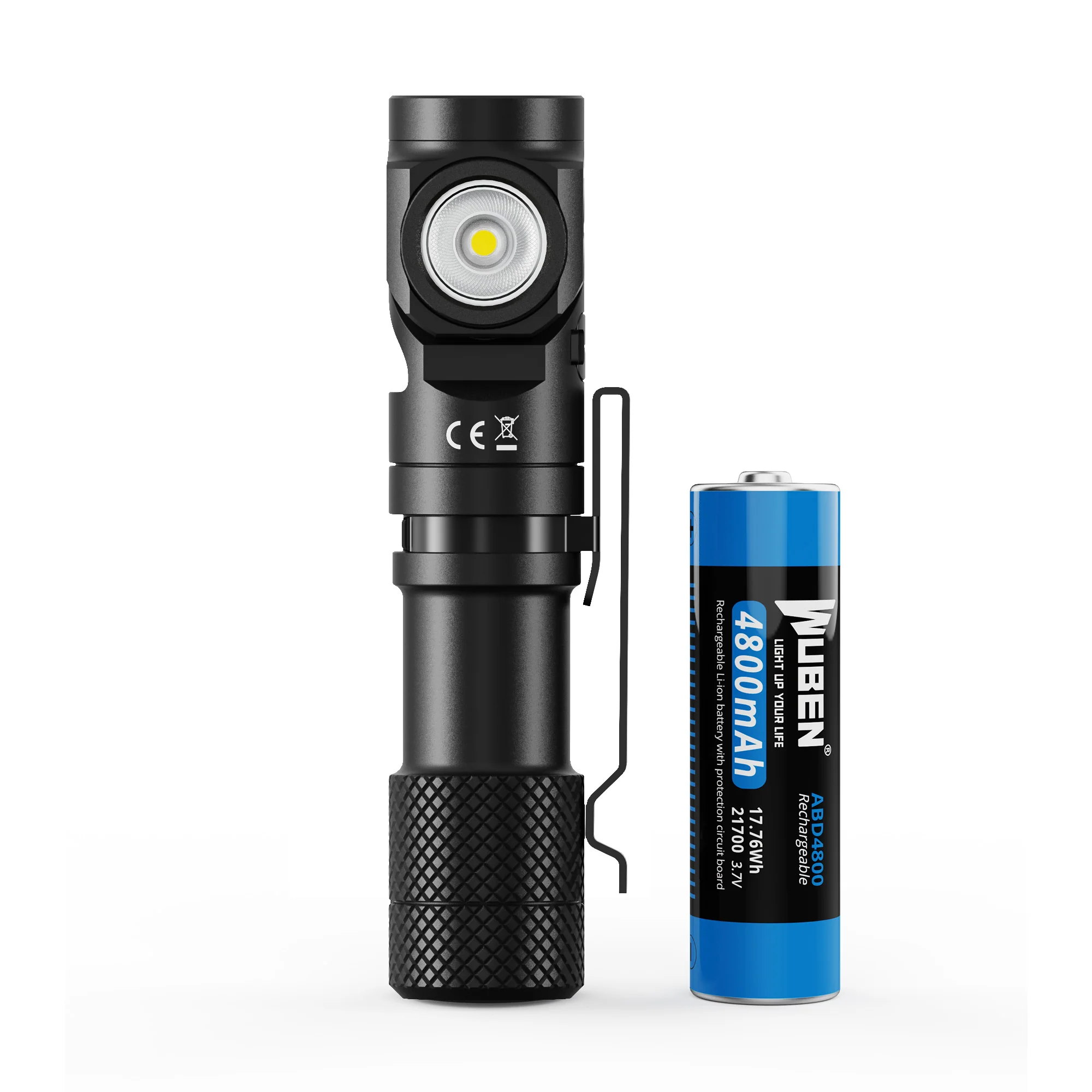 Wuben L1 2000 Lumen Taschenlampe - Taschenlampe mit zwei Lichtquellen und 180° drehbarem Kopf - Image 10