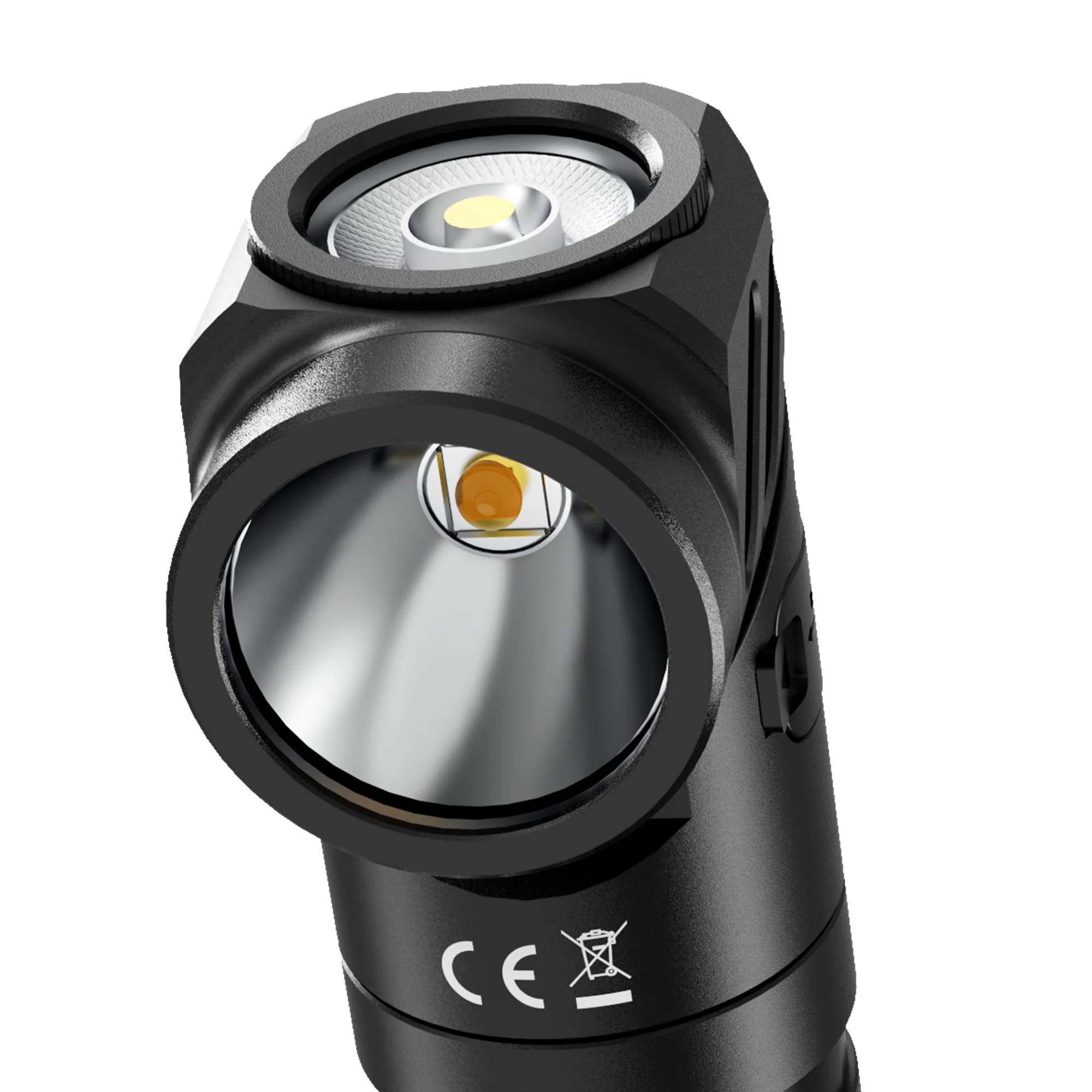 Wuben L1 2000 Lumen Taschenlampe - Taschenlampe mit zwei Lichtquellen und 180° drehbarem Kopf - Image 6