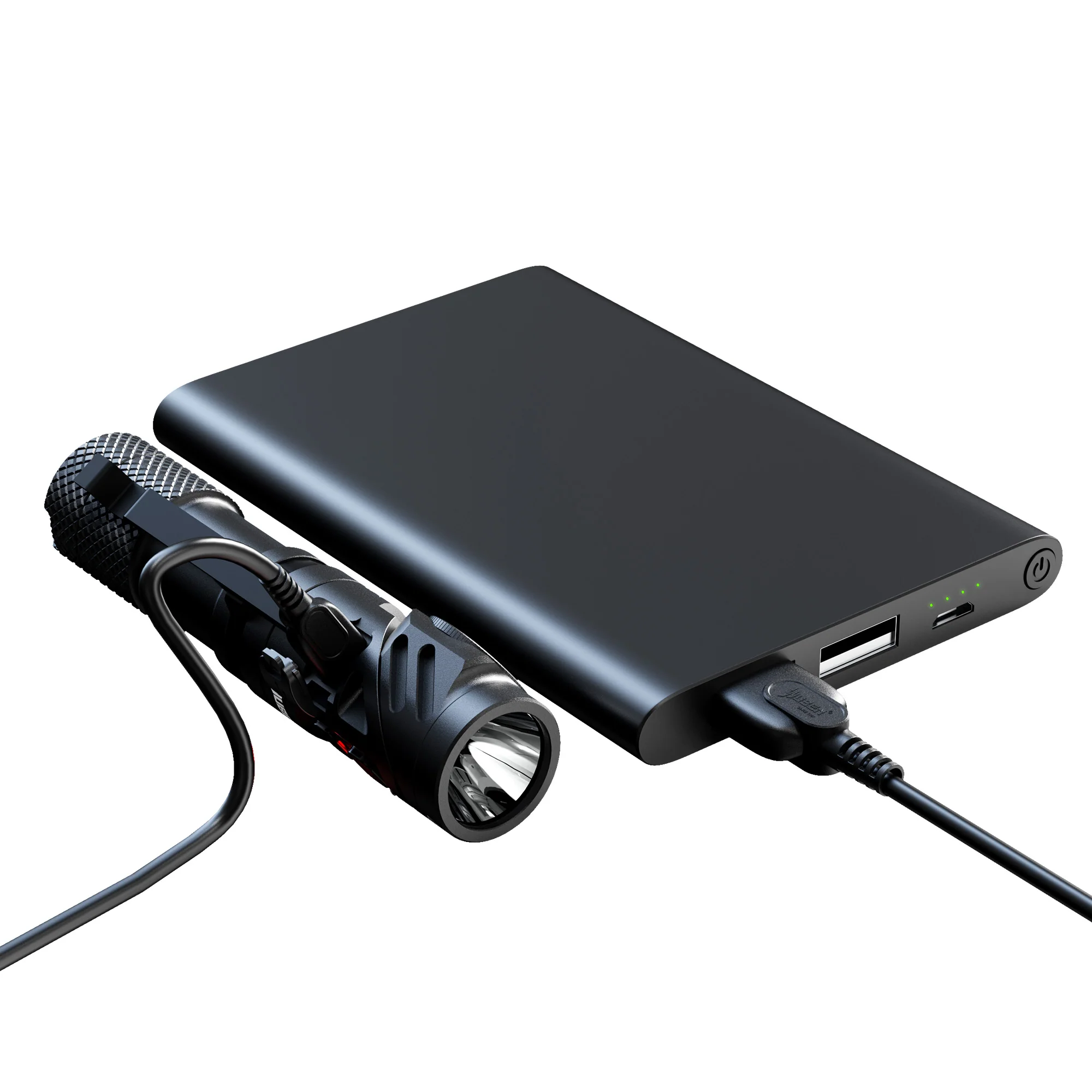 Wuben L1 2000 Lumen Taschenlampe - Taschenlampe mit zwei Lichtquellen und 180° drehbarem Kopf - Image 8