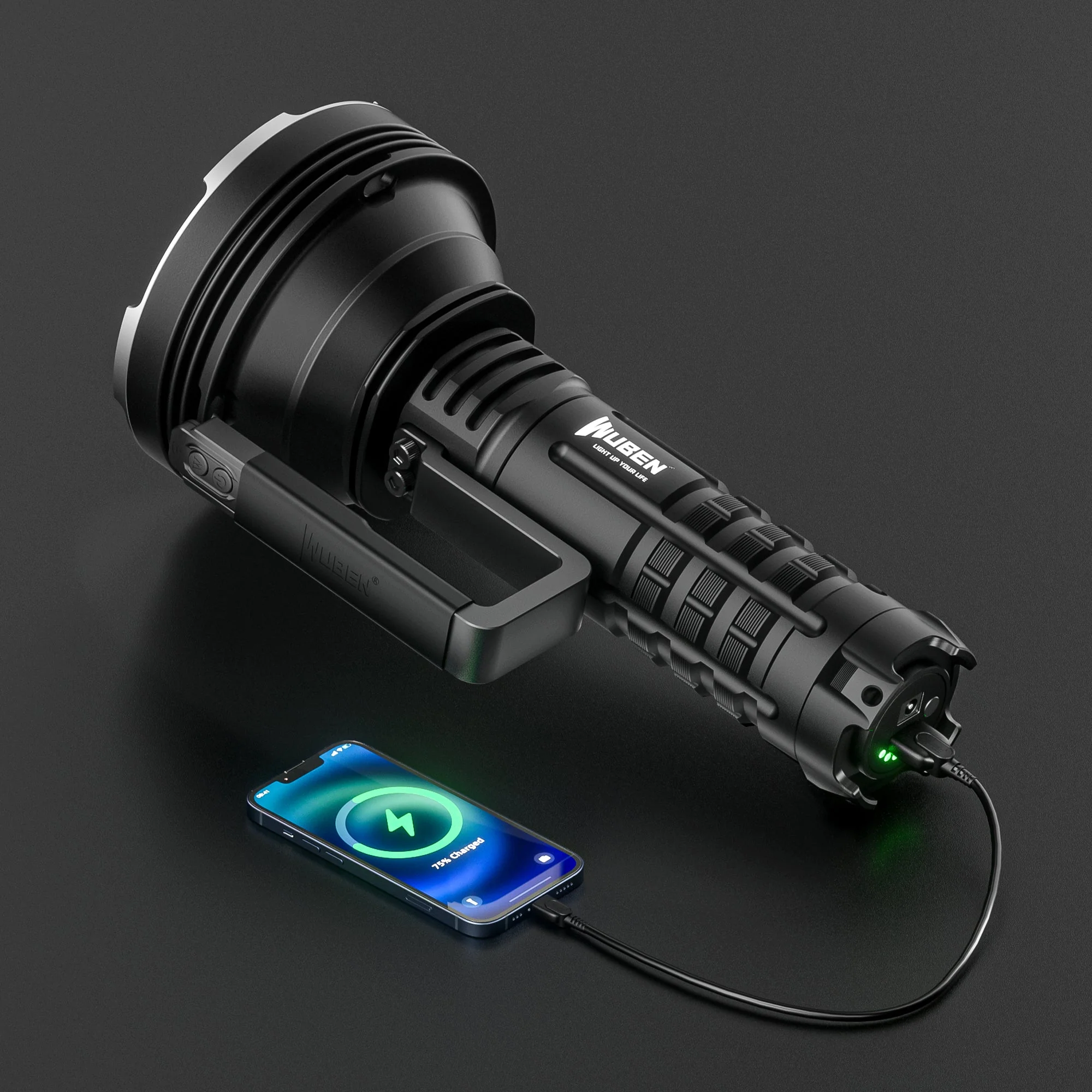 Wuben A1 20000 Lumen Tragbarer Scheinwerfer, eine der hellsten Taschenlampen der Welt - Image 9