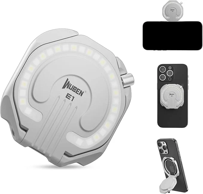 WUBEN E1 EDC wiederaufladbares Selfie-Licht, tragbares Ringlicht - Image 19