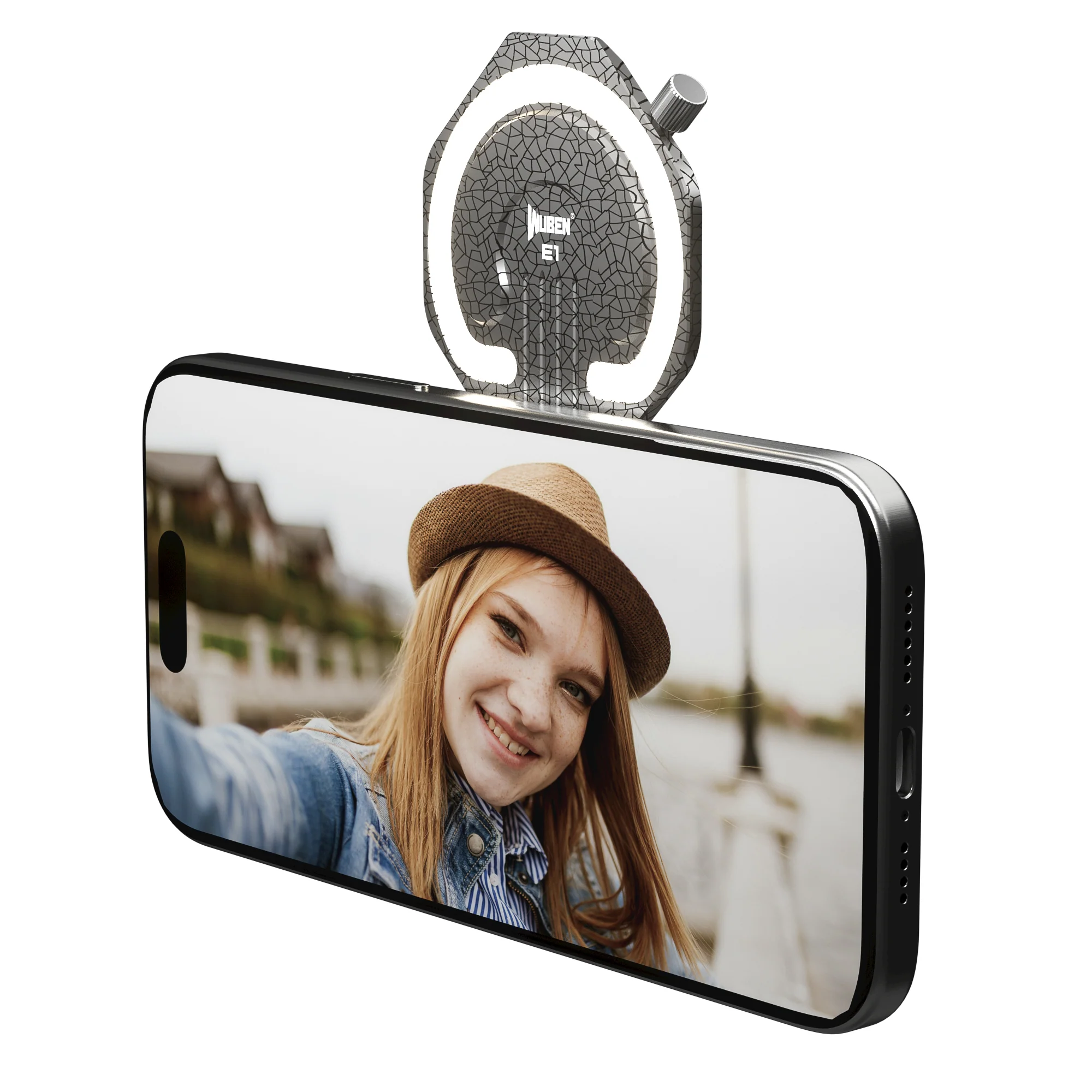 WUBEN E1 EDC wiederaufladbares Selfie-Licht, tragbares Ringlicht - Image 25