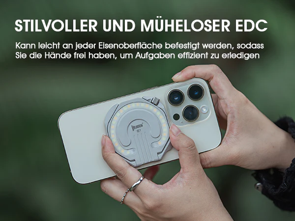 WUBEN E1 EDC wiederaufladbares Selfie-Licht, tragbares Ringlicht - Image 31