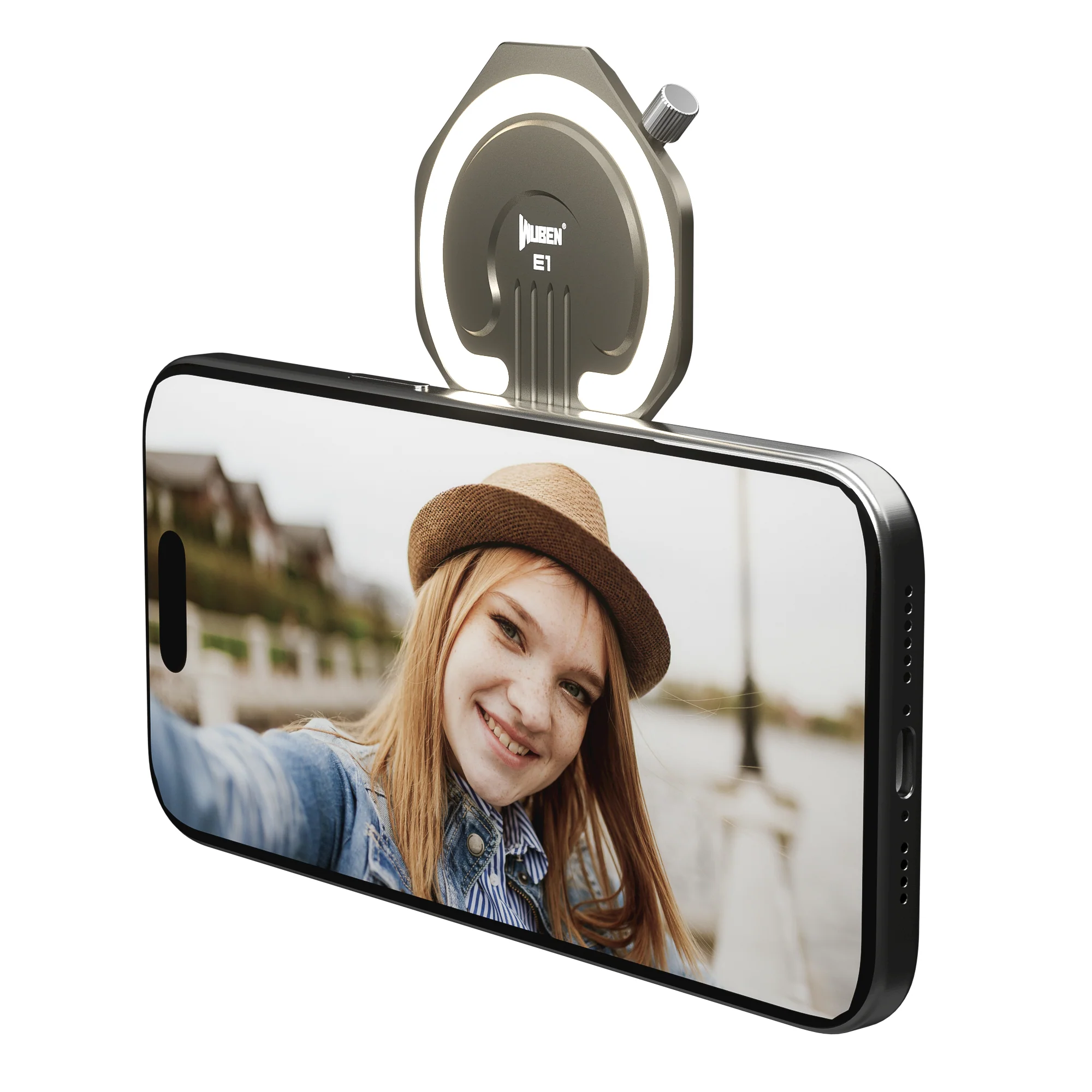 WUBEN E1 EDC wiederaufladbares Selfie-Licht, tragbares Ringlicht - Image 9