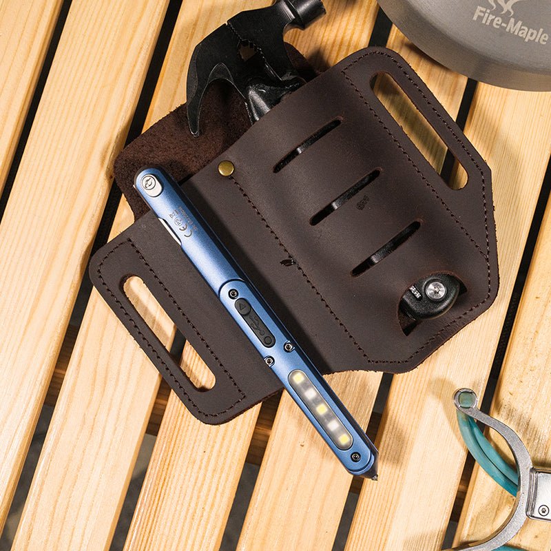 E62 Multifunktionaler EDC-Taktikstift, Licht und Messer - Image 9