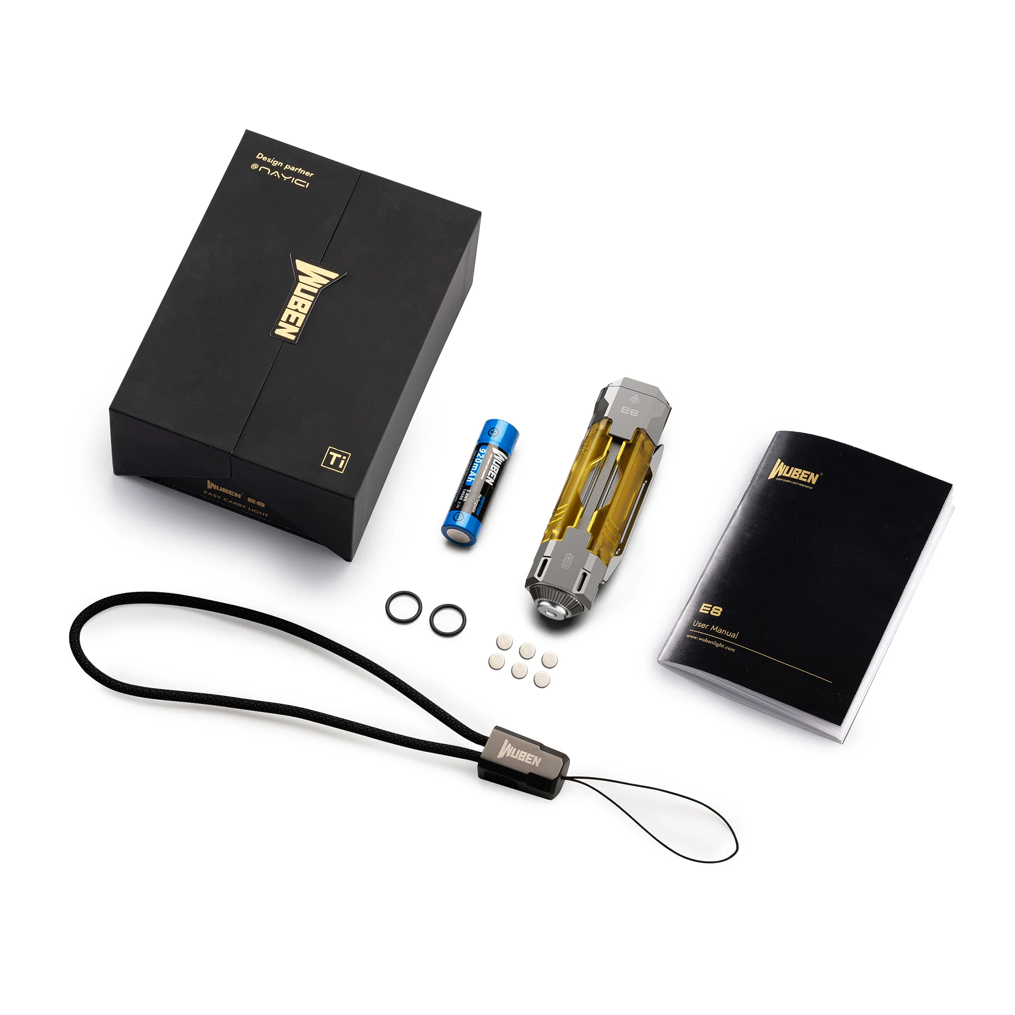 Wuben E8 Kompakte, Magnetische, Modulare EDC-Taschenlampe - Image 24