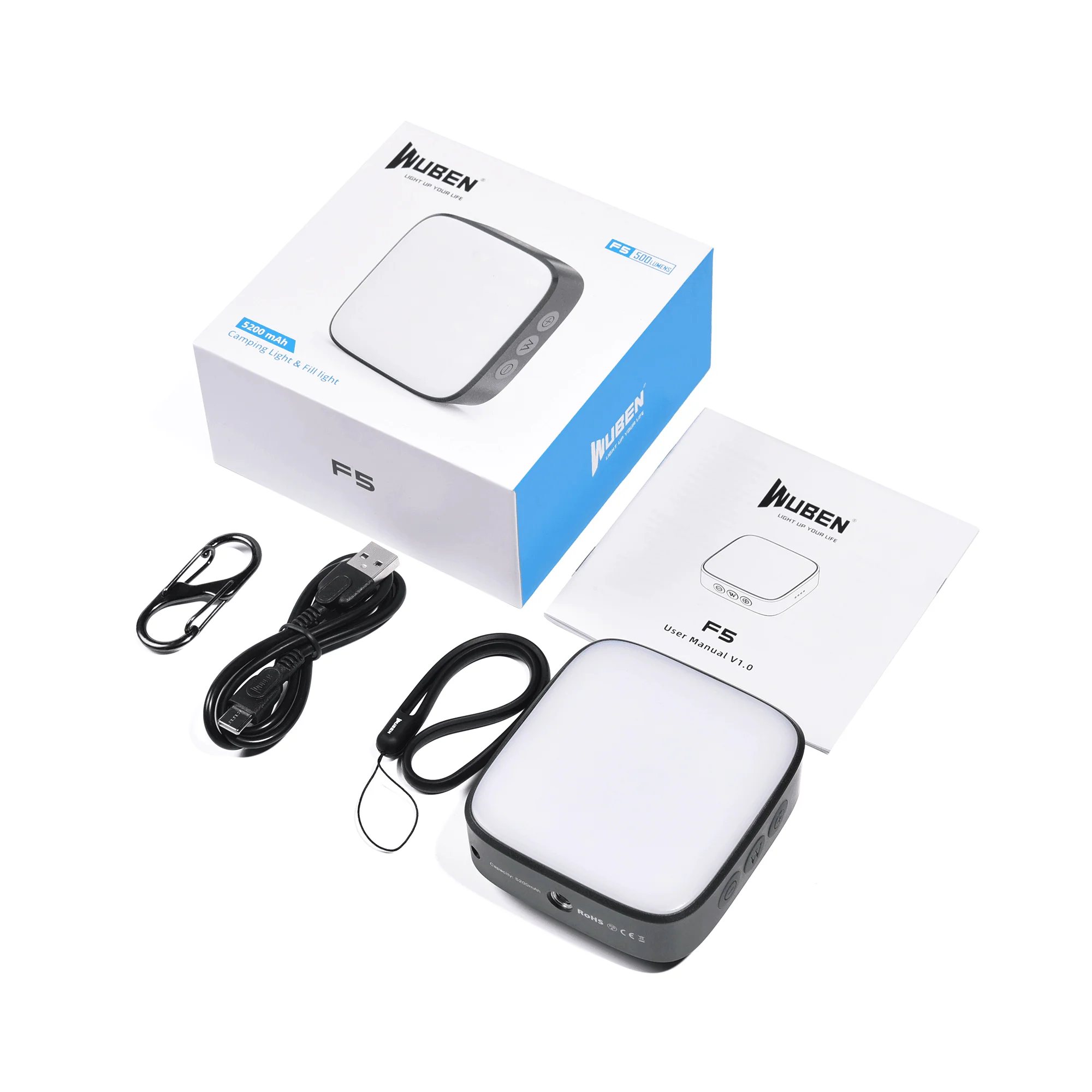 Wuben F5 Powerbank Campinglampe - Image 10