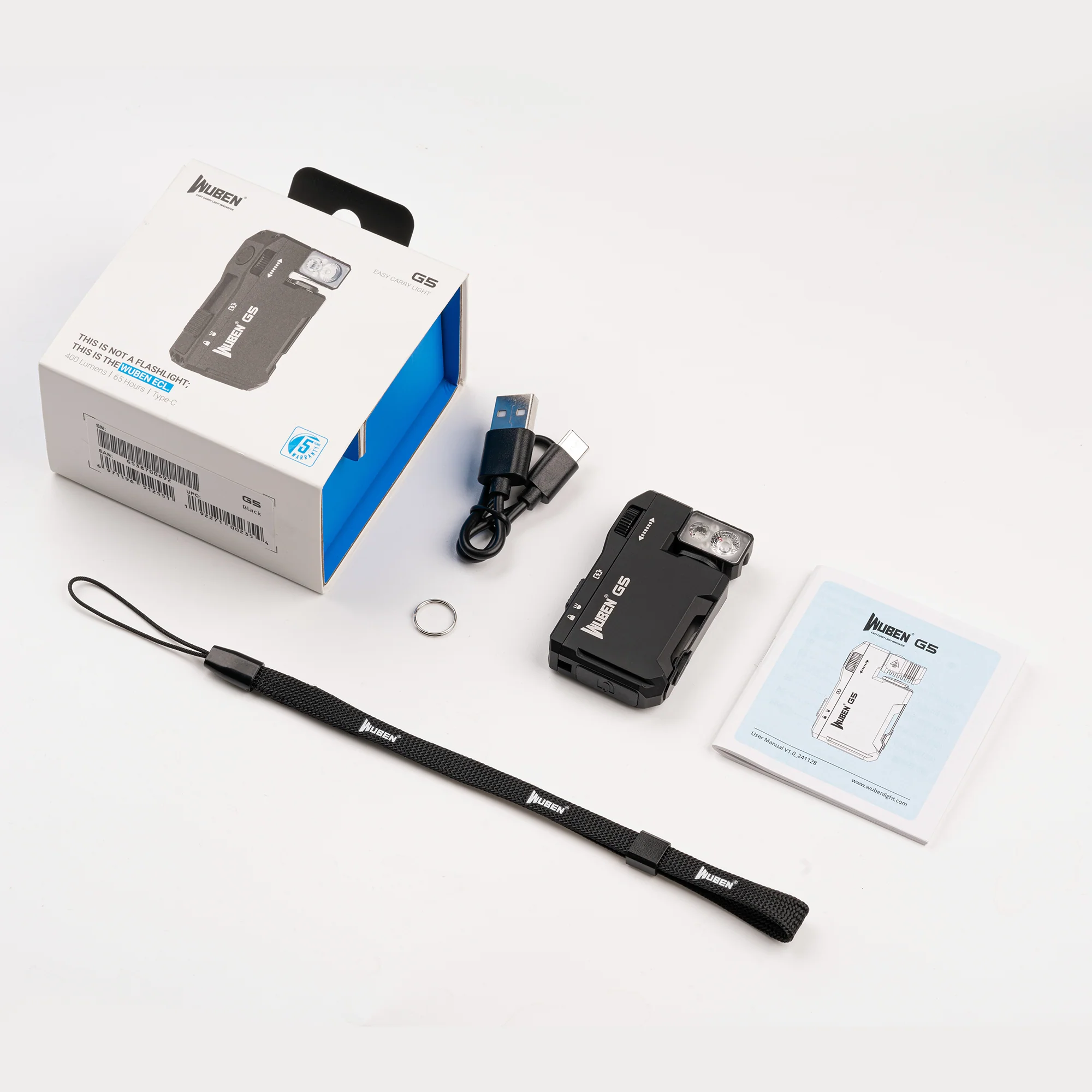 WUBEN G5 EDC-Licht 400 Lumens - Image 17