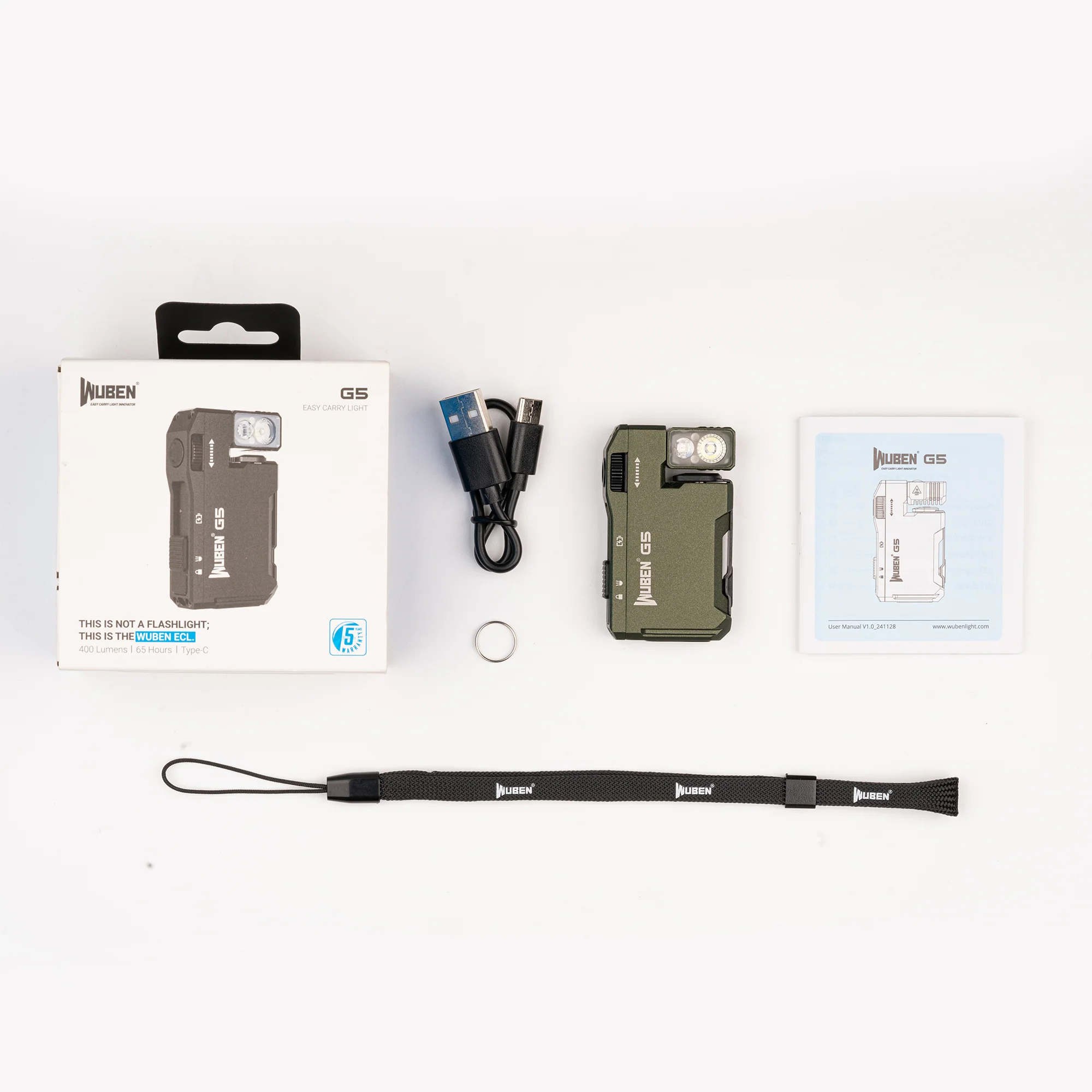 WUBEN G5 EDC-Licht 400 Lumens - Image 30