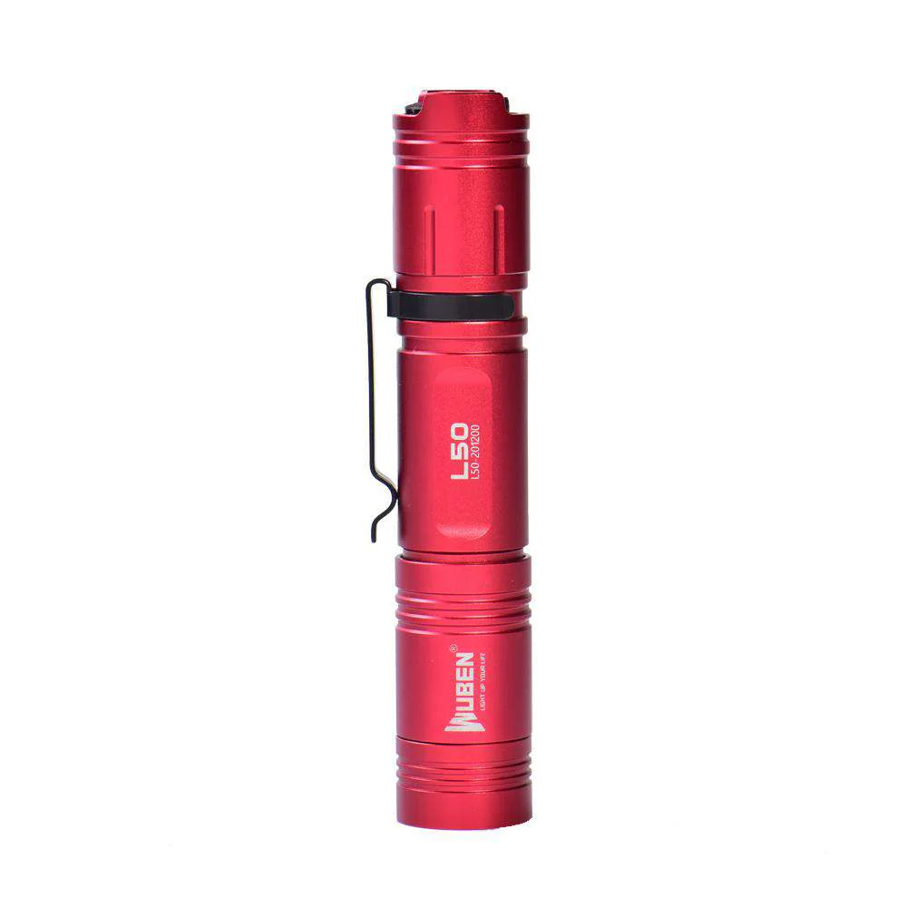 Wuben L50 1200 Lumen Beste wiederaufladbare 18650 EDC Taschenlampe - Image 6