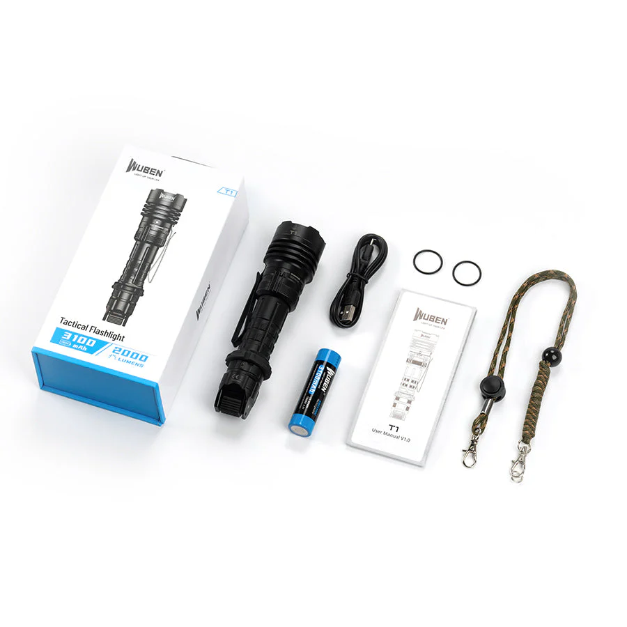 Wuben T1 Beste 2000 Lumen taktische Taschenlampe - Image 10