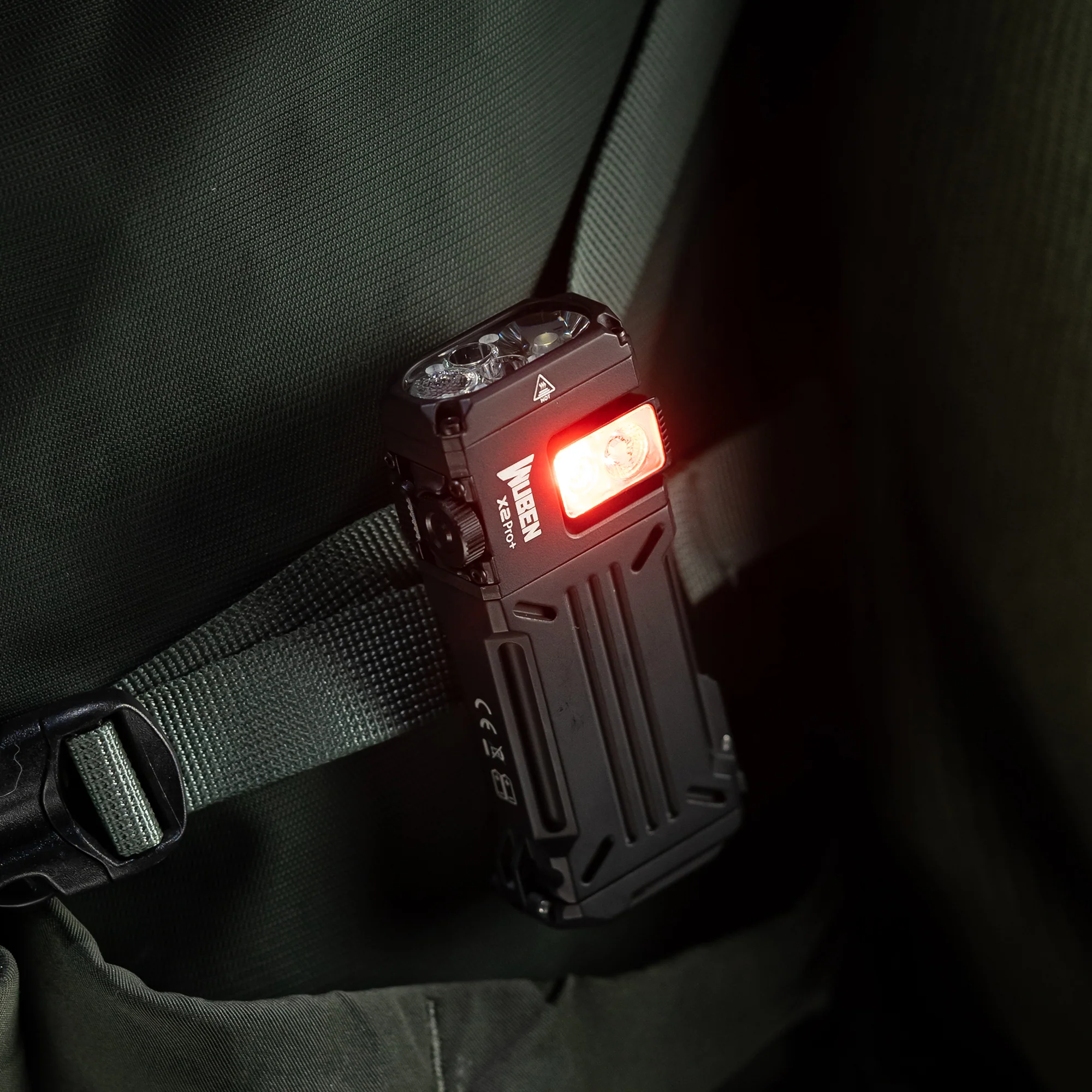 Wuben X2 Pro+  1500 Lumen Taschenlampe (Rotes und Weißes Licht） - Image 10